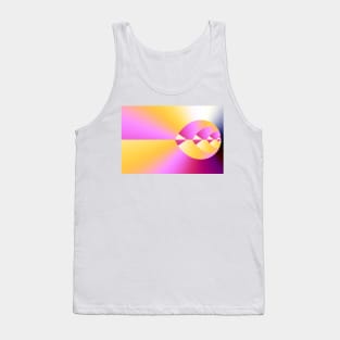 Abstract leaf or egg shaped pattern Tank Top